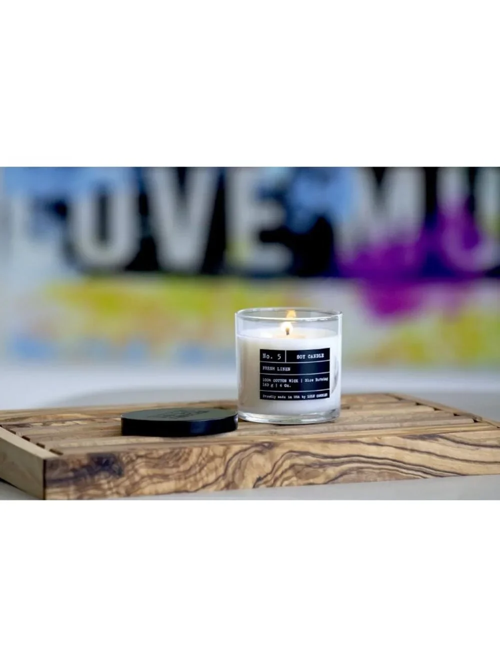 Luxury Scented Soy Candles | Jasmine Oud Sandalwood | Hand Poured 6 Oz 2 Pack